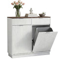20 Gallon Tilt Out Trash Cabinet with 2 Drawers F742