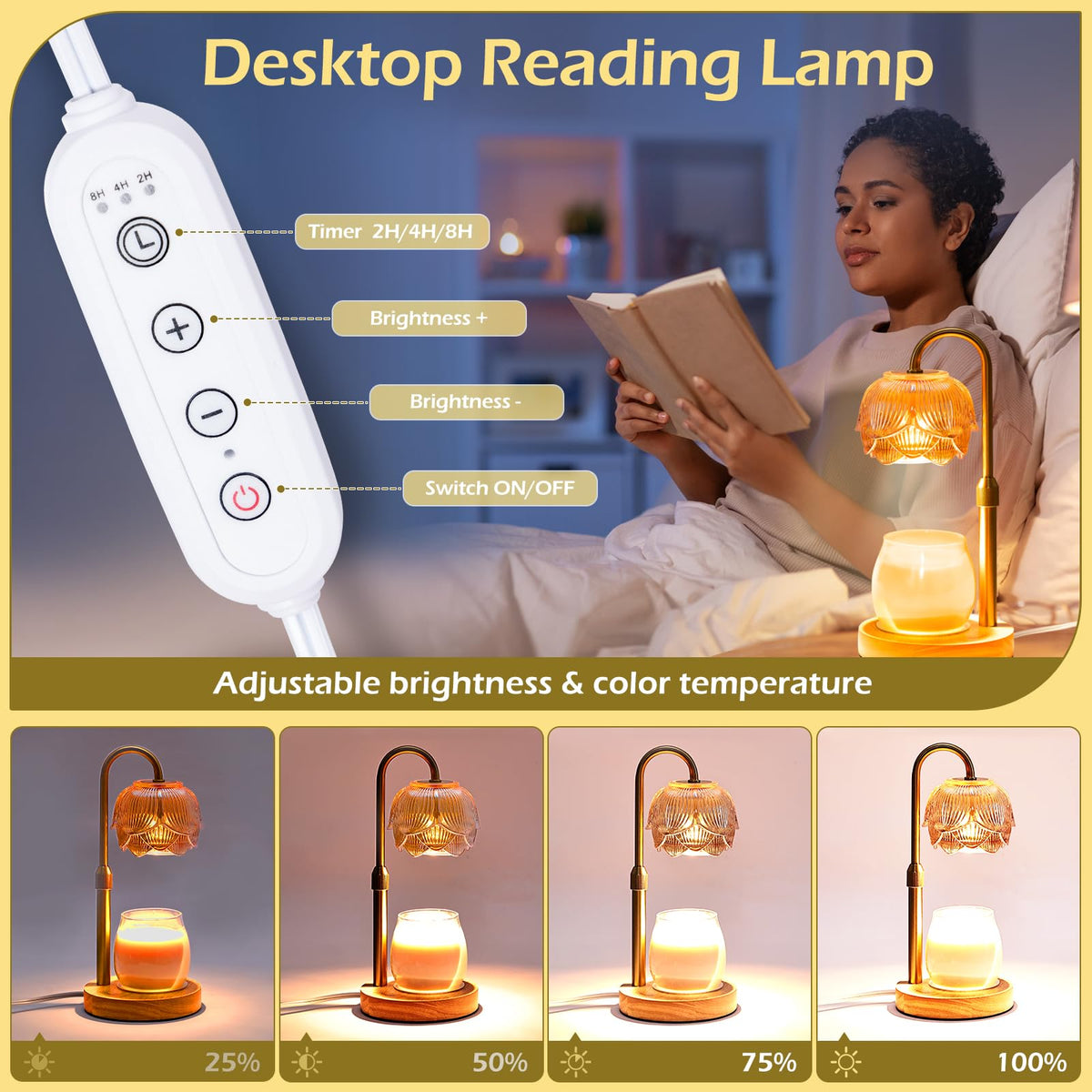 Candle Warmer Lamp with Timer P378