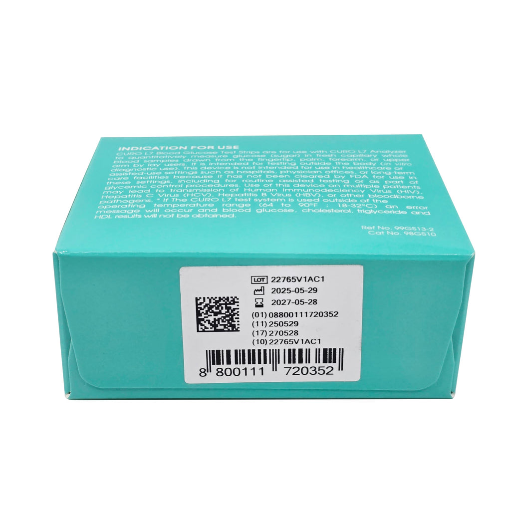 Glucose Test Strips, 100 Count, No Coding C907753