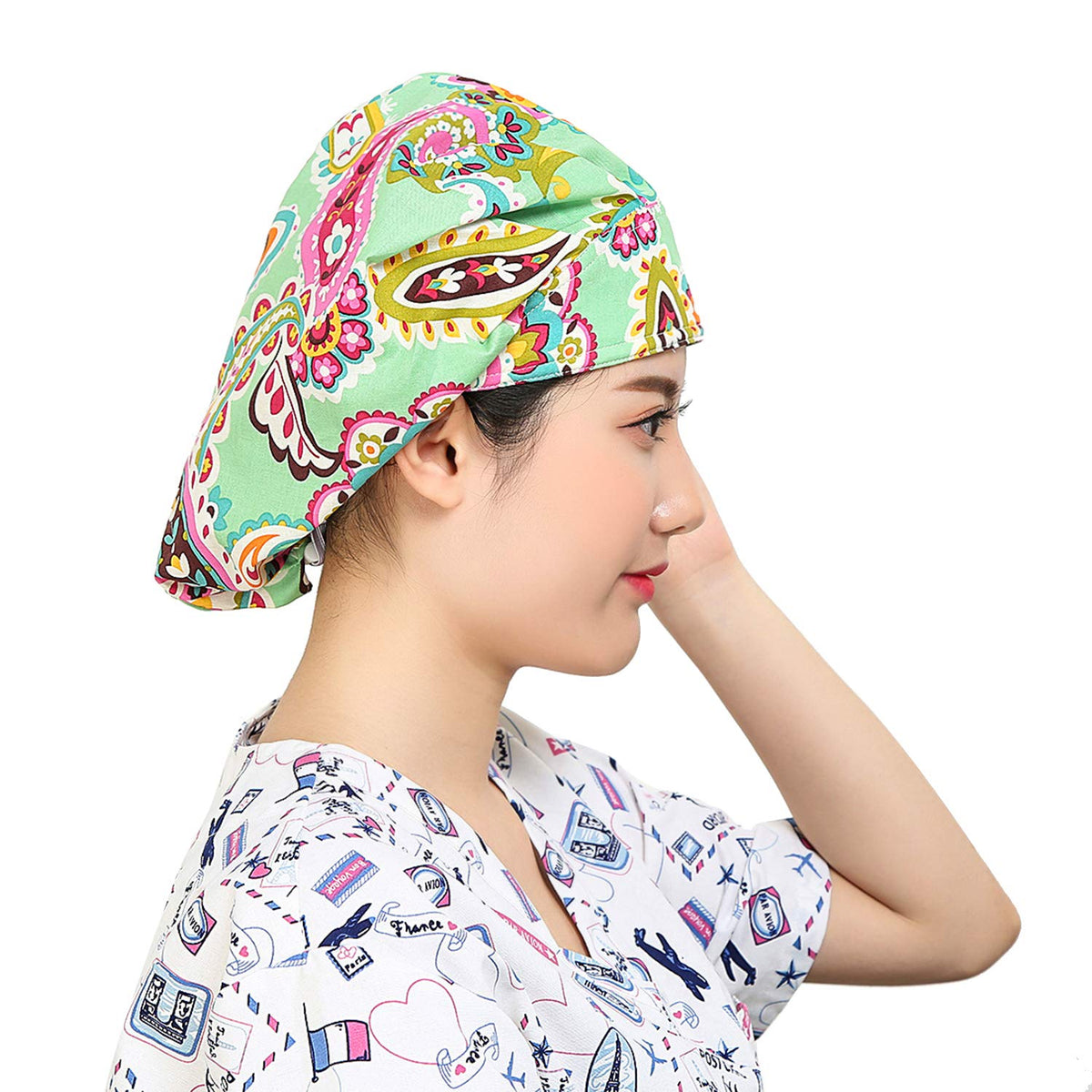 2 Pack Adjustable Cotton Working Cap with Sweatband K756222