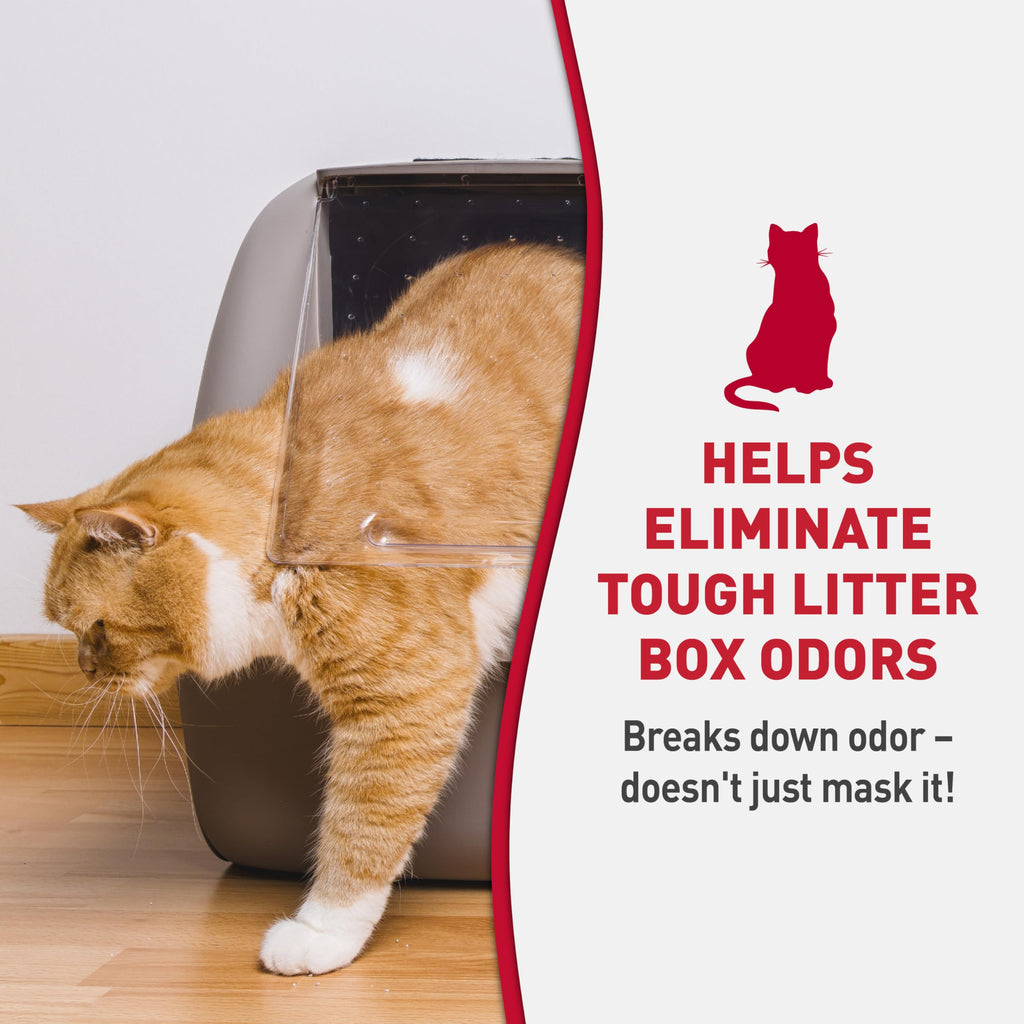 Unscented Cat Litter Box Deodorizer Powder 20 Ounces Pack of 6 A97024