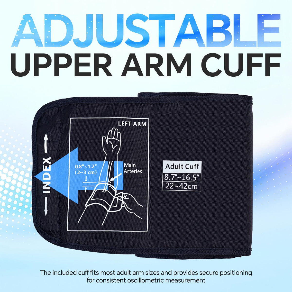 Electronic Blood Pressure Monitor with 9~17 inch Cuff M579868