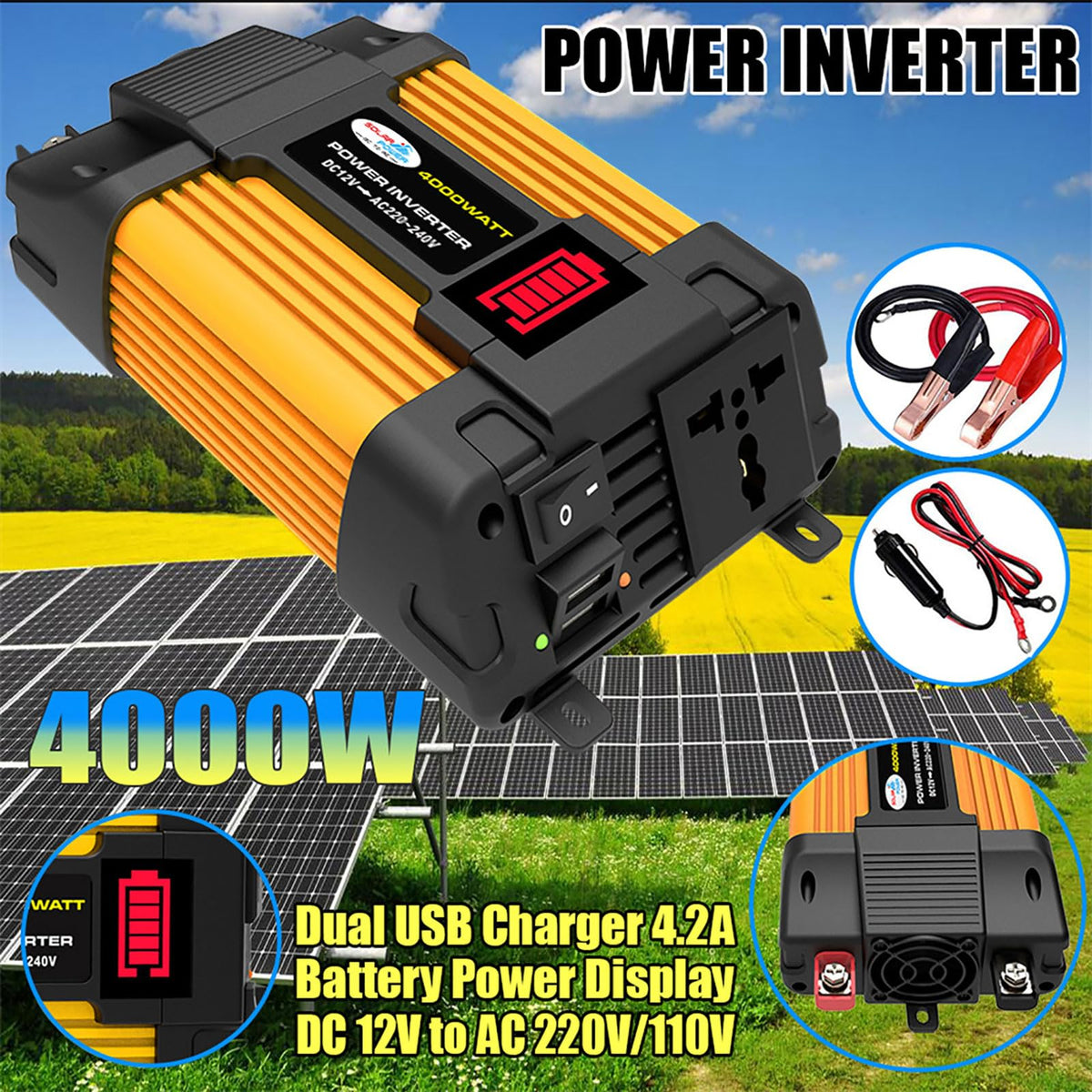 4000W Off-Grid Solar Panel Kit L8176