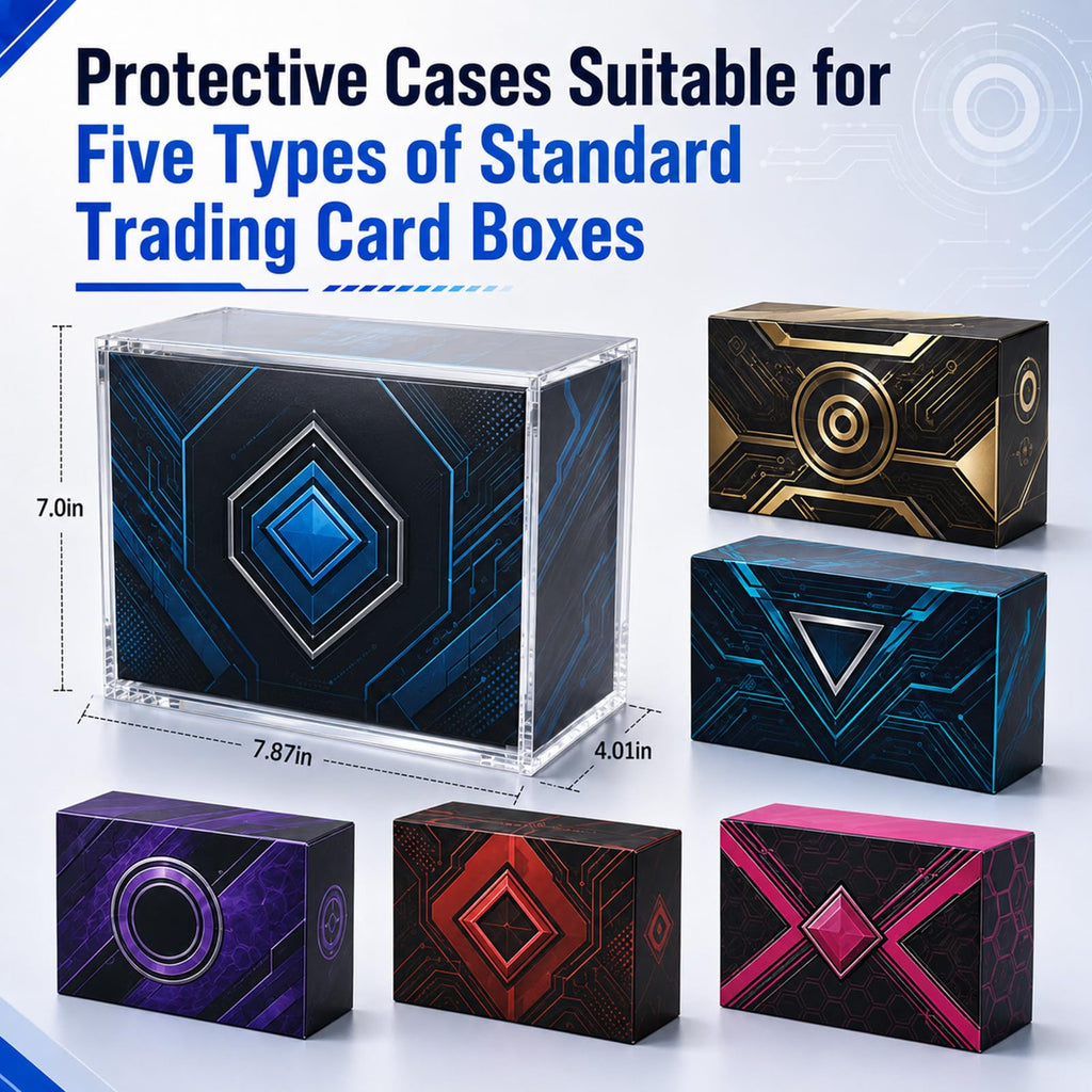2 Pack Clear Acrylic Display Box with Magnetic Lid S23874