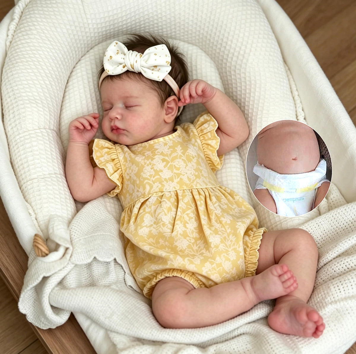 18'' Reborn Baby Dolls Full Body Girls M1613