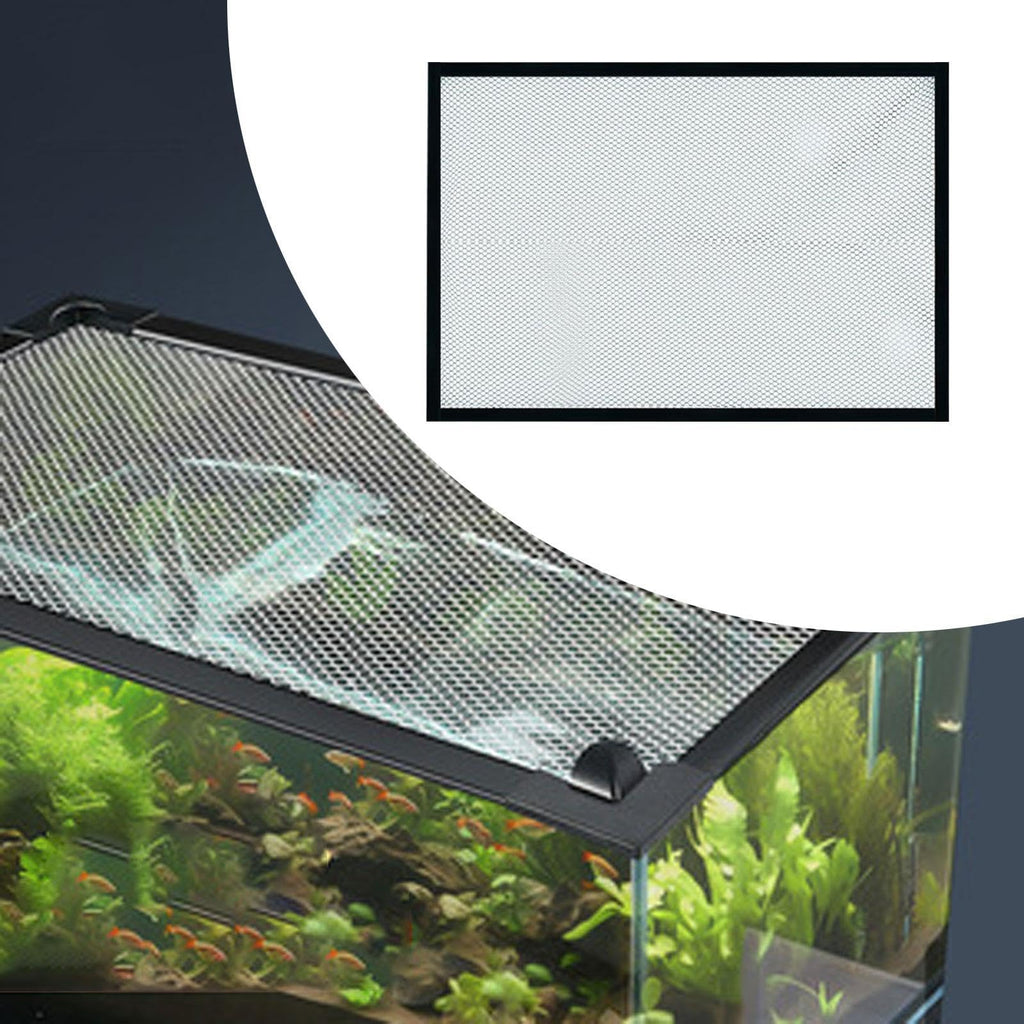 5mm Mesh Clear Aquarium Screen Top Cover 60x45cm A94745