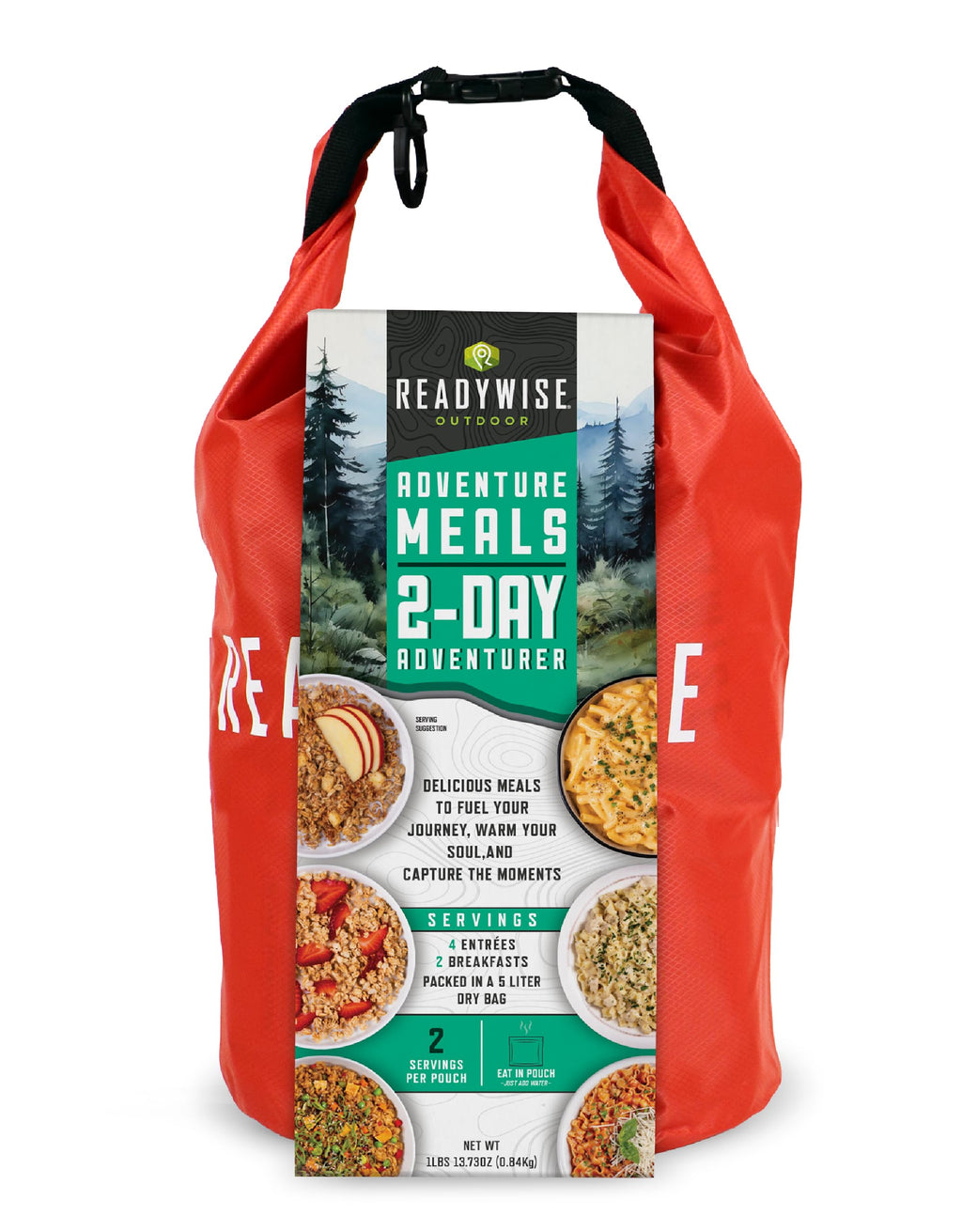 2 Day Camping Meal 12 Servings Freeze Dried Survival Food Kit U41808