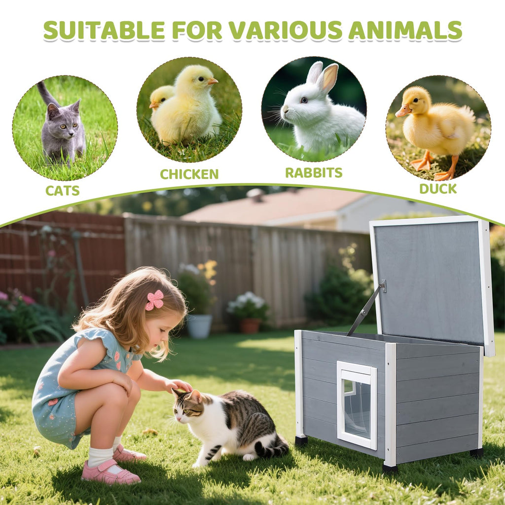 Wooden Pet House with Window X656