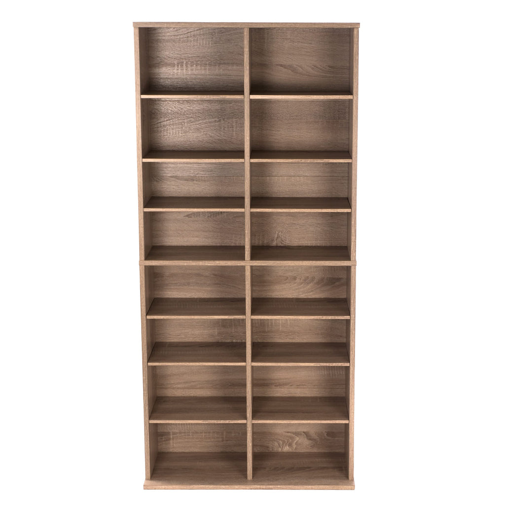 Weathered Oak Media Storage Cabinet O5116