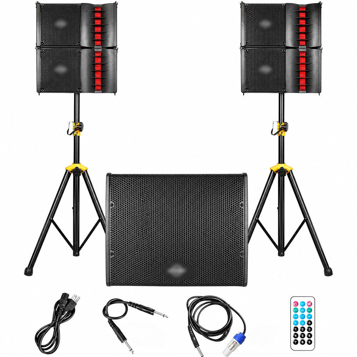 2000W Powered Line Array PA Speaker System with 18 Inch Subwoofer K457766