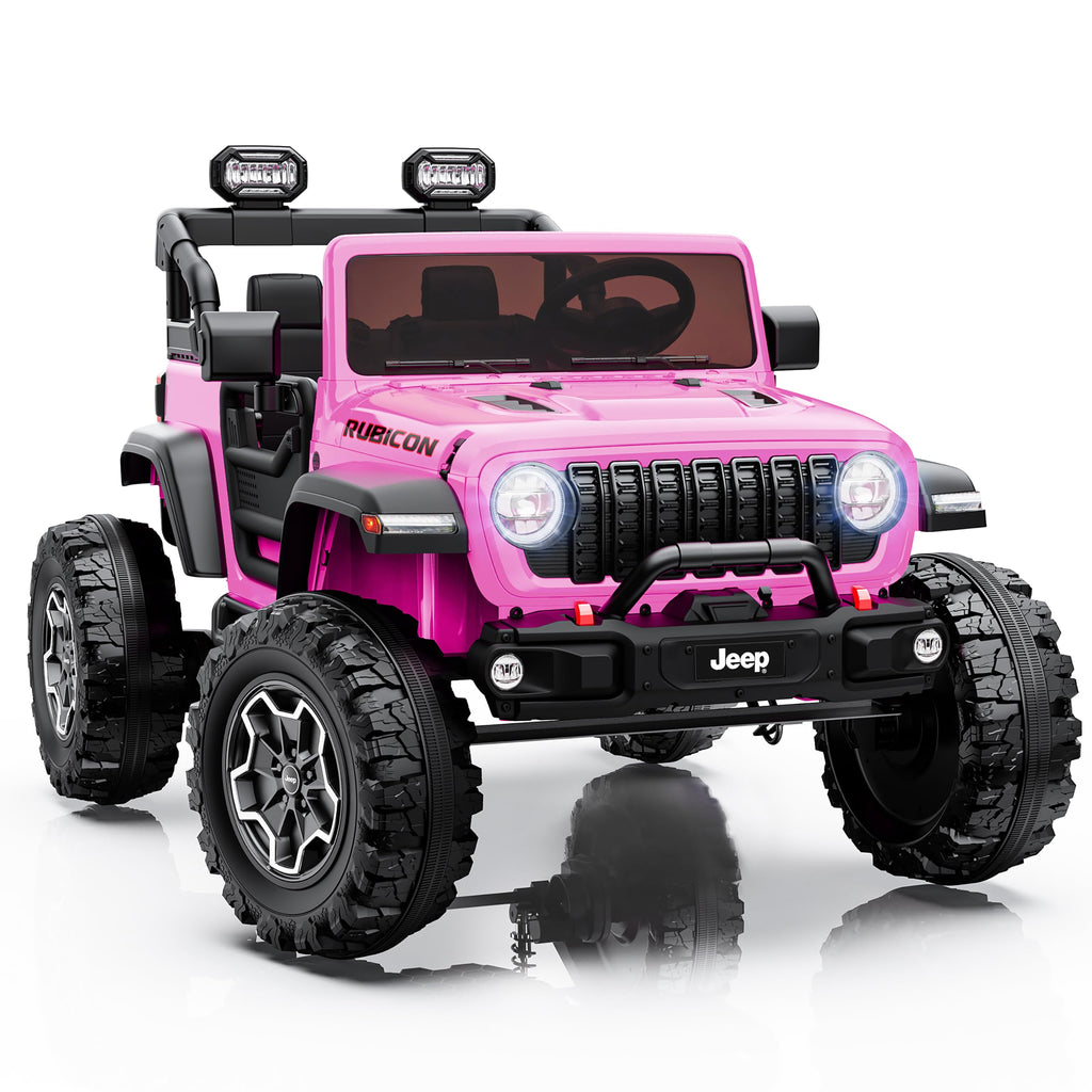 24V 2 Seater Ride on Car with Remote Control, Bluetooth (Pink) I671395