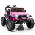 24V 2 Seater Ride on Car with Remote Control, Bluetooth (Pink) I671395