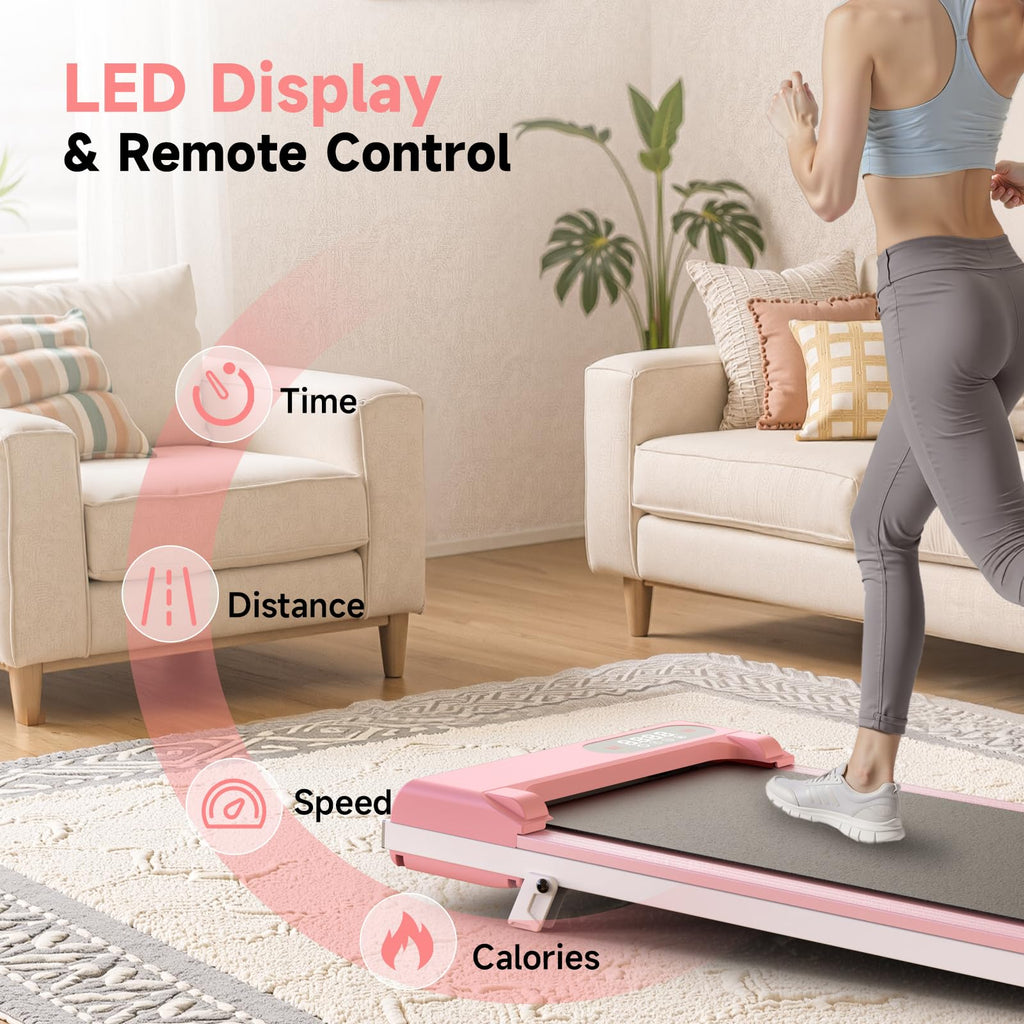 Incline Walking Pad with 8% Incline & 2.5HP P125693