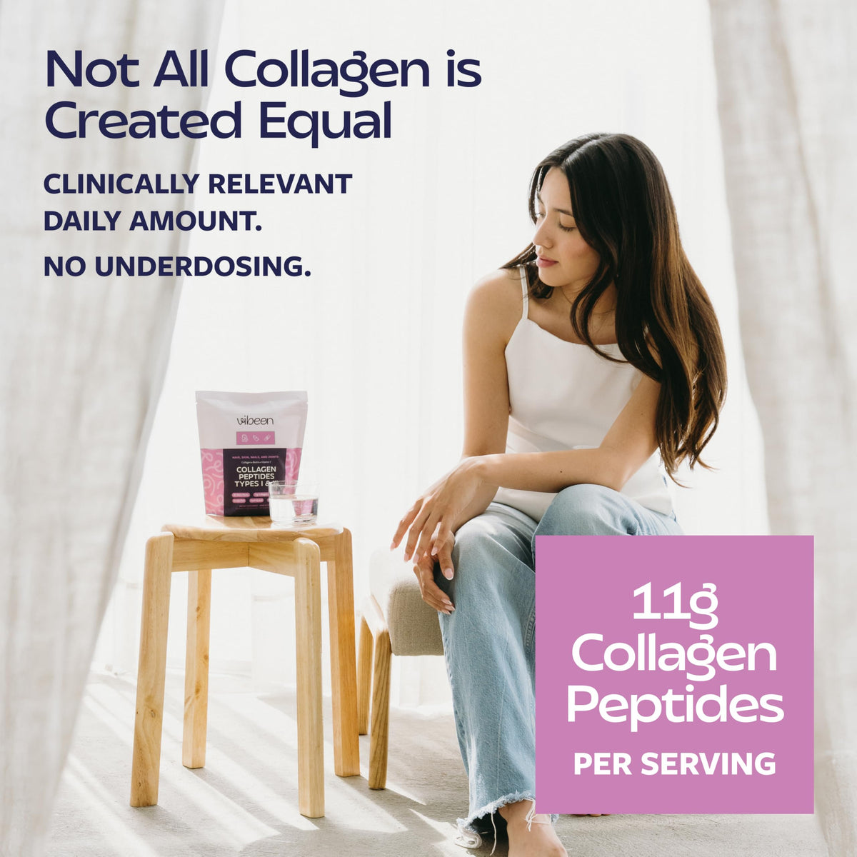 Hydrolyzed Collagen Peptides Powder Packets 20 Servings L749821