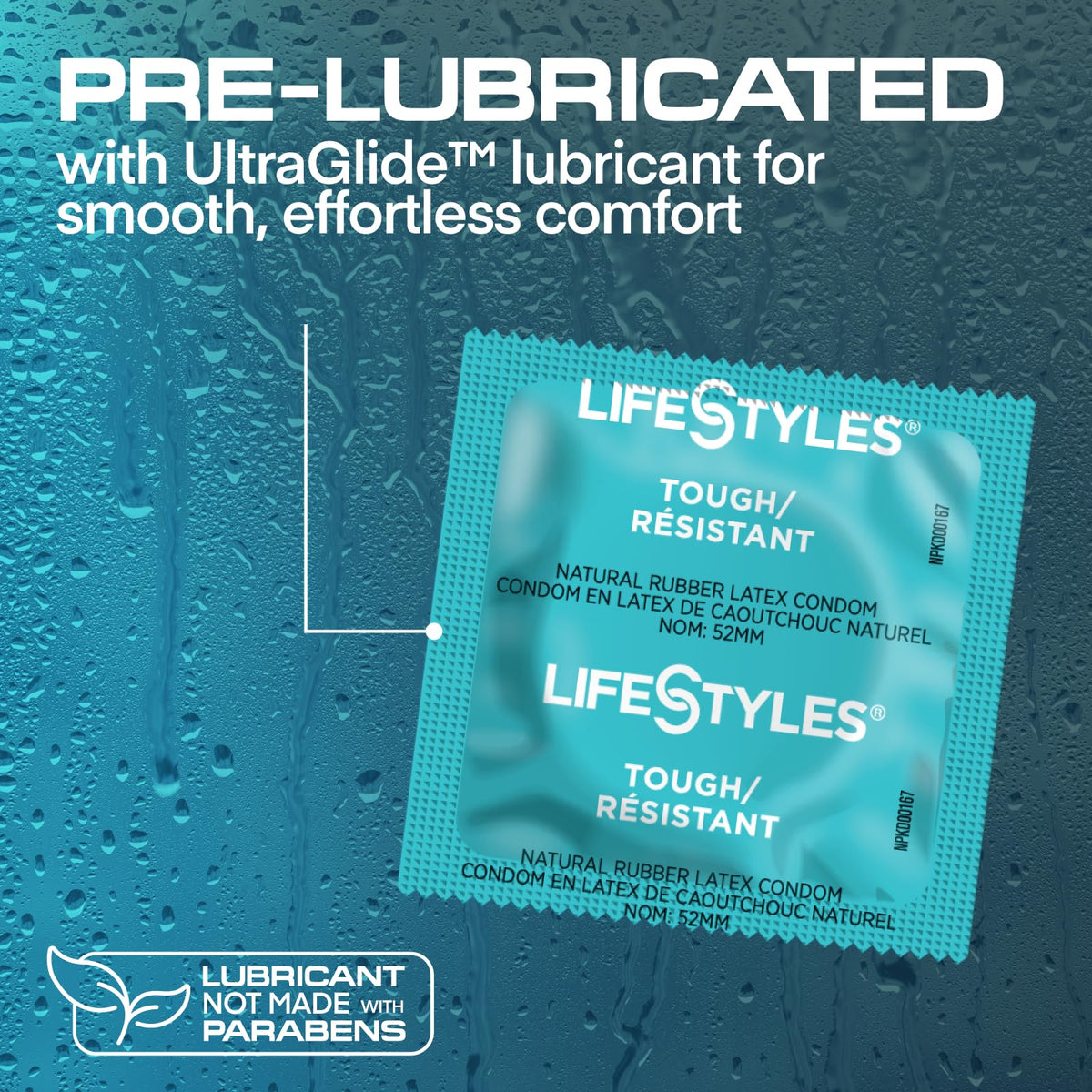 Natural Rubber Lubricated Condoms 48 Count N7952