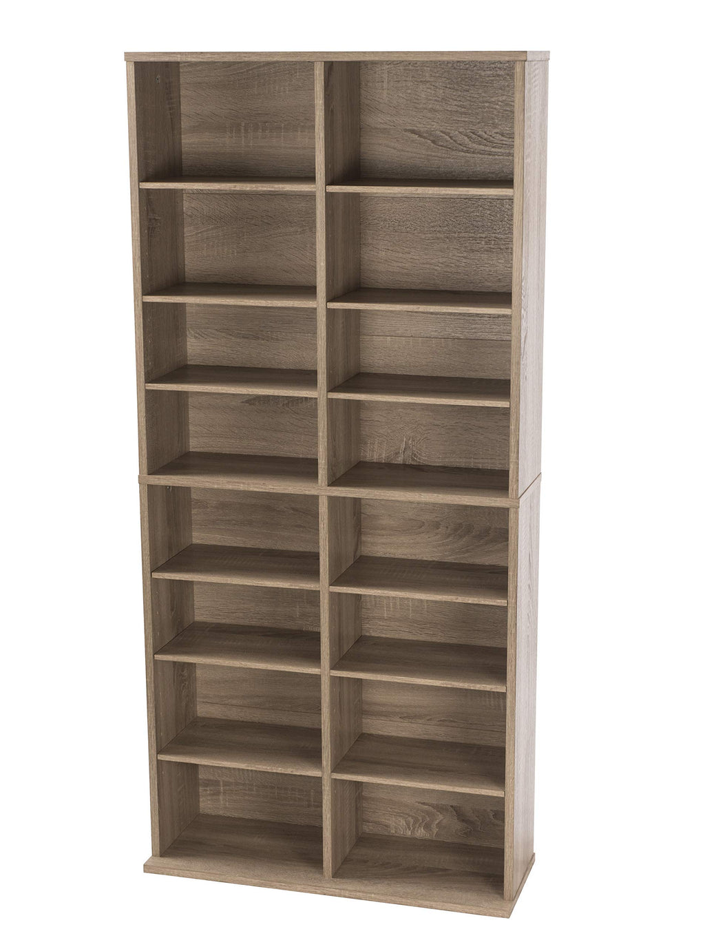 Weathered Oak Media Storage Cabinet O5116