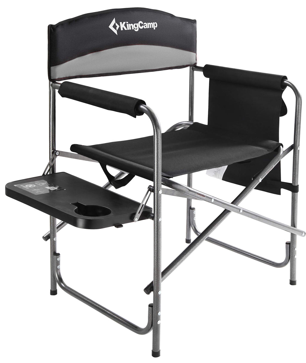 Heavy Duty Padded Folding Camping Chair with Side Table S56416