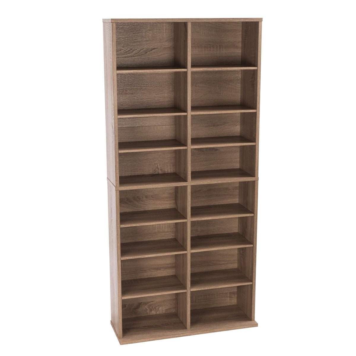 Weathered Oak Media Storage Cabinet O5116