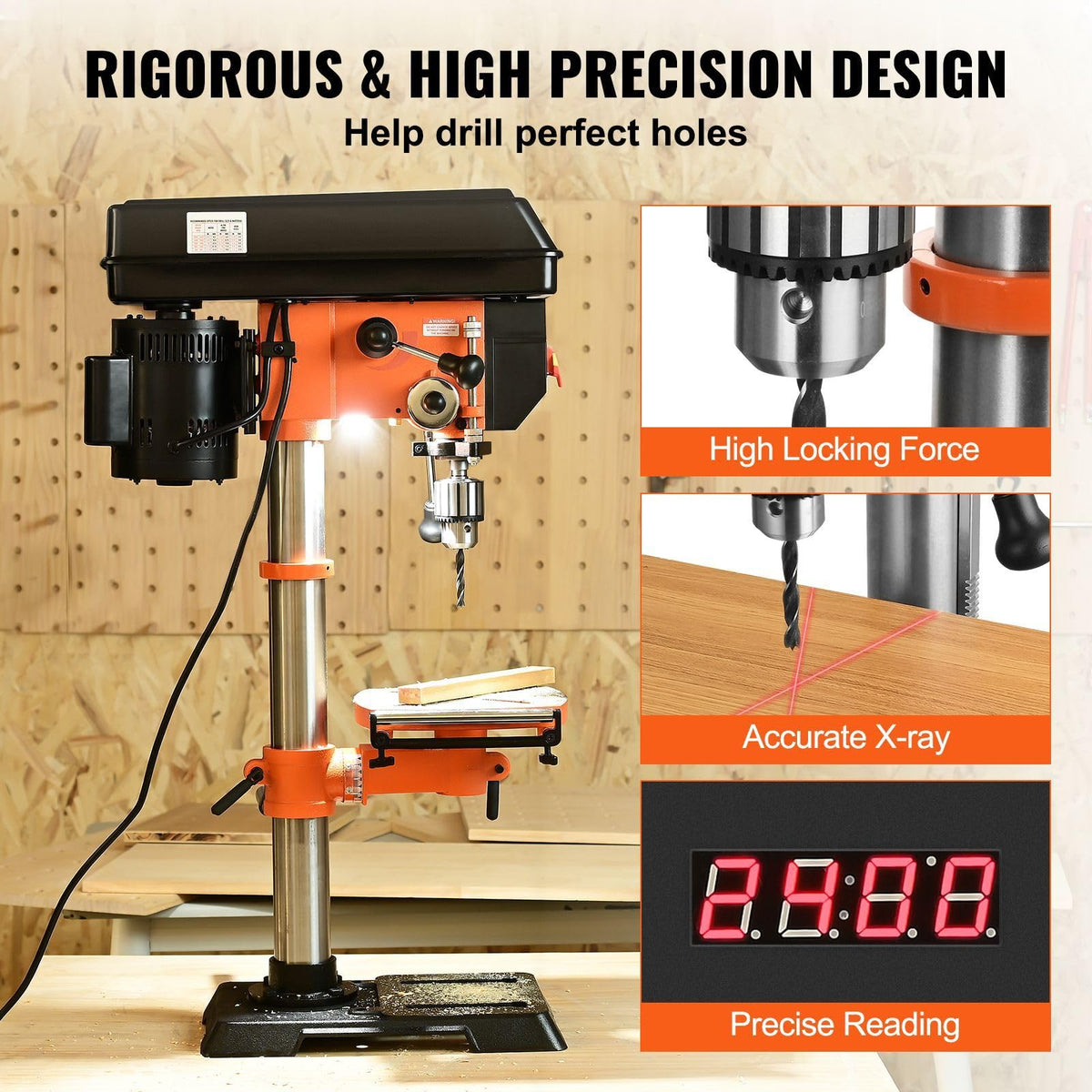 12in Benchtop Drill Press W493