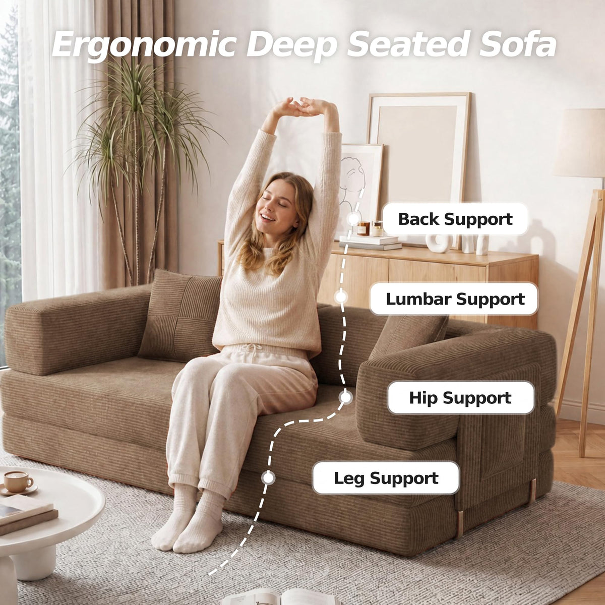 Convertible Futon Sofa Bed O137039