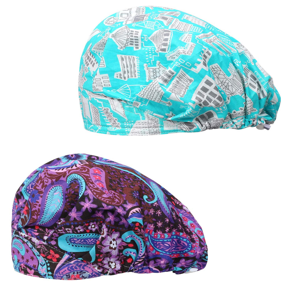 2 Pack Adjustable Cotton Working Cap with Sweatband K756222