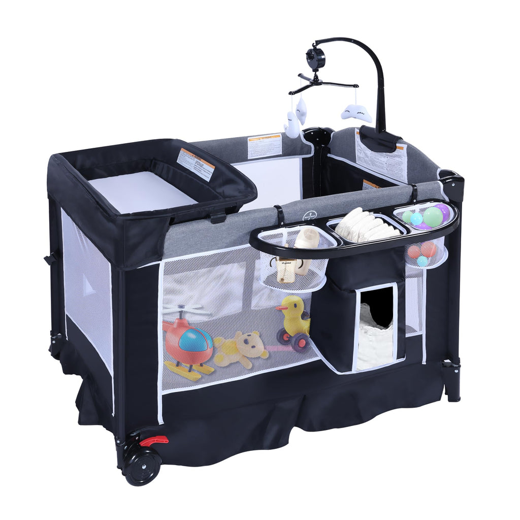 4 in 1 Portable Playard Baby Bassinet I725
