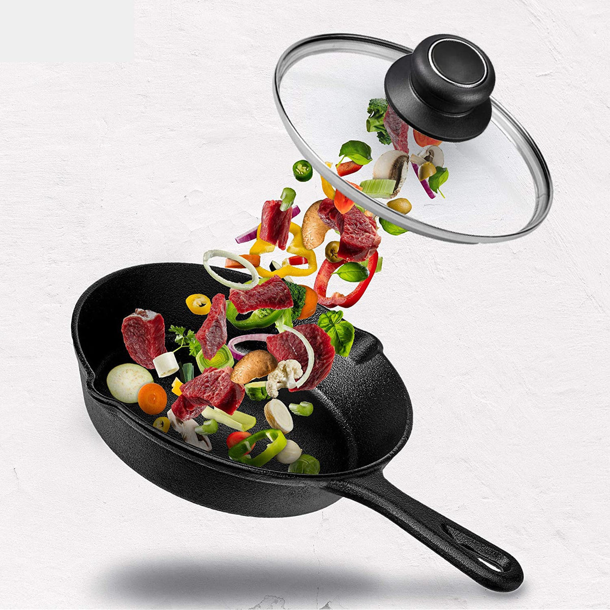 12 Inch Tempered Glass Pan Lid R608353