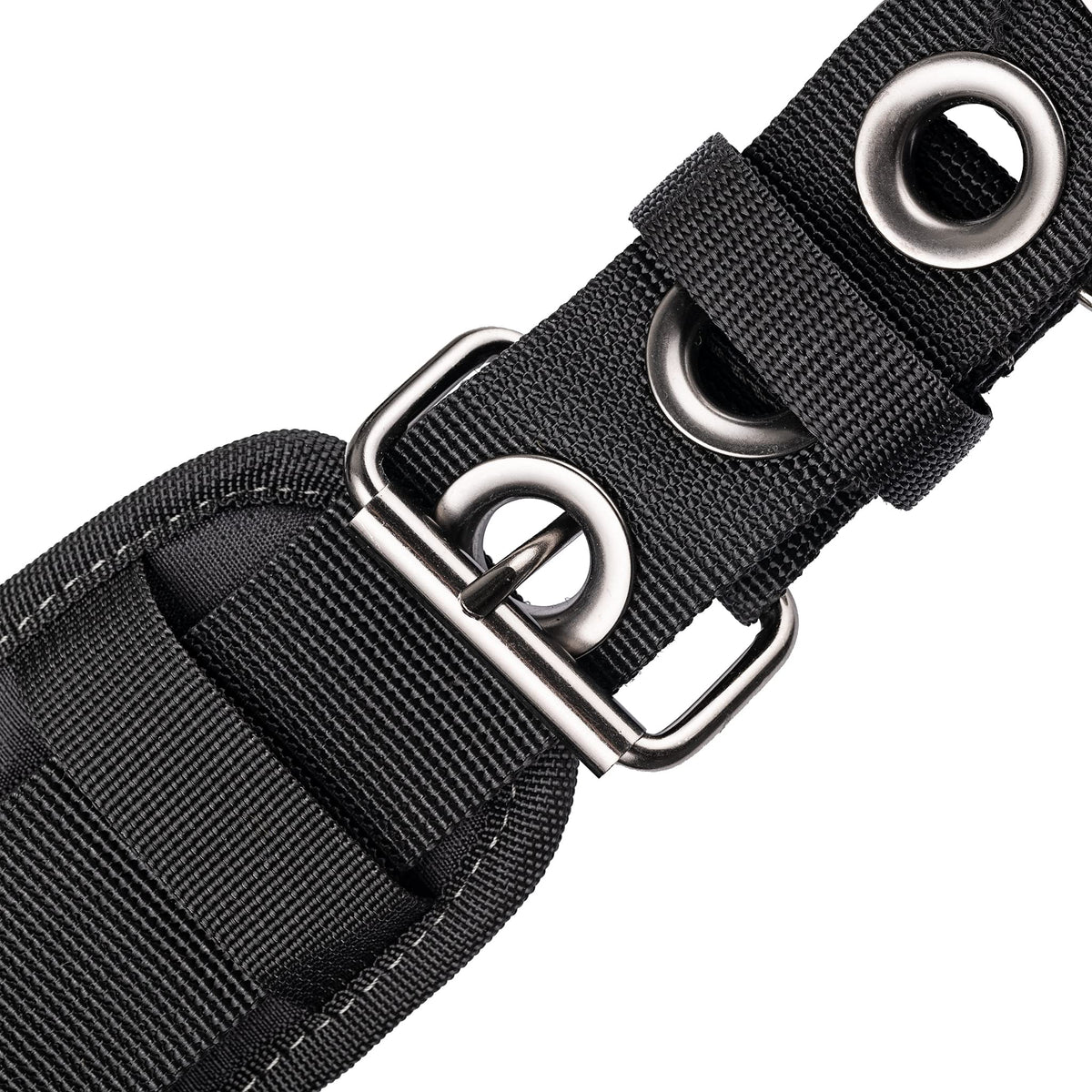 Black 1680 Denier Poly Carpenter’s Tool Belt with Suspenders A662732