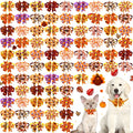 80 Pcs Fall Bow Ties for Dogs&Cats W392