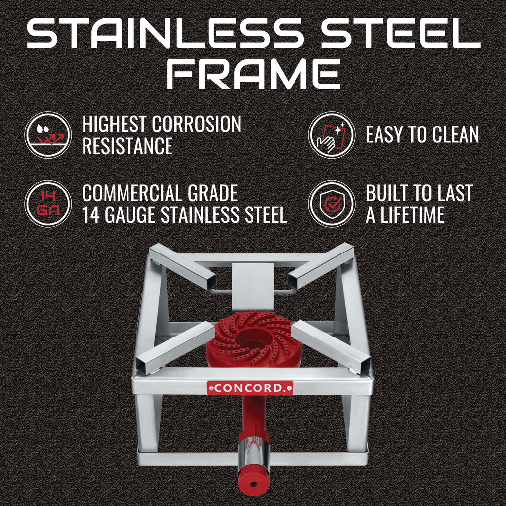 Stainless Steel 40 QT Home Brew Kettle Stock Pot + 12" Single Propane Stove Q288